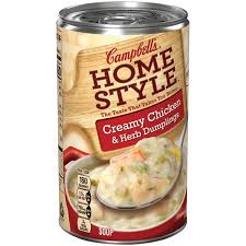 You know you have some campbell's in the cupboard. Campbell S Home Style Creamy Chicken Herb Dumplings Soup Hy Vee Aisles Online Grocery Shopping