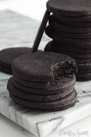 Black Cocoa Shortbread Cookies Dessert Recipes Easy Shortbread Cookies Cocoa Cookies