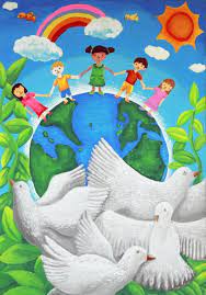 This is an international children's art competition encouraging collaborative artwork (created by groups of children age 16 or under). Pin On Un Art For Peace Contest