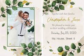 On website you can find 11 schemes from category wedding cards. Free Wedding Invitation Card Maker