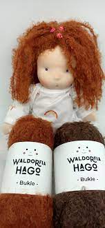 bukle ip kizil waldorf bebek malzemeleri