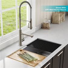 This impacts not only the installation of. Kraus Kore Undermount Workstation Kitchen Sink Double Equal Bowl 33 In Stainless Steel Kwu112 33 Rona