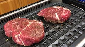 Remove the steaks from the grill and transfer to a clean serving platter to rest for 3 or 4 minutes. Cook A Steak On Power Smokeless Grill Grill Outlet