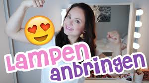 Schminktisch Fur Beauty Fashion Youtuber Lampen Anbringen Ikea Ledsjo Diy Weekend Chicmomy Youtube