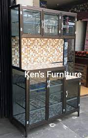 Rumah seperti 42 model rak dapur. Jual Lemari Rak Piring Dapur Full Aluminium Tebal Undak Kaca Riben Di Lapak Kens Furniture Bukalapak