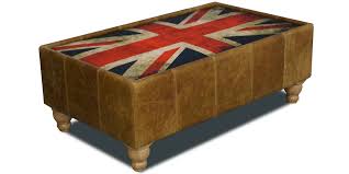 There are also modern wood coffee tables available to choose from. Leather Coffee Table Union Jack With Glass Top Modish Living
