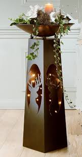 Metallstander Mit Schale Motiv Hirschkopf Amazon De Kuche Haushalt Industriedesign Mobel Dekoration Dekorieren