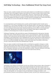 Calameo Self Help Technology Does Subliminal Work By Greg Frost See more ideas about subliminal, self help, hypnosis. calameo