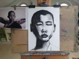 charcoal sketches reconnect me to the art