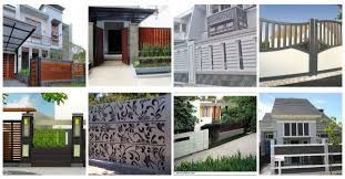 Desain pagar besi minimalis terindah 2018 beserta gambar pagar rumah besi sederhana mewah warna hitam warna putih pagar kombinasi batu alam dan kayu. Contoh Pagar Minimalis Terbaru 2016 Desain Rumah Minimalis