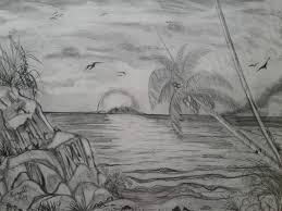Island Sunset 2 Drawing By Riaz Ali Saatchi Art Free download 39 best quality sunset drawing black and white at getdrawings. island sunset 2 drawing