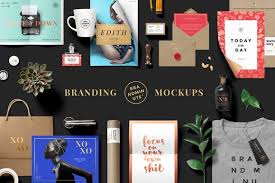 Brandminute Mockups Graphic Burger Branding Mockups Template Design