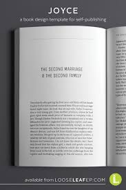 Joyce A Book Design Template For Self Publishing In 2020 Book Design Templates Book Design Book Design Layout