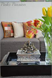 Desi Twists On Coffee Table Earthy Home Decor Table Decor Living Room Home Decor
