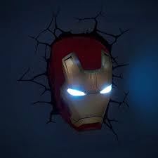 Iron Man Mask 3d Deco Light Neverseenthis The Unique Coolest Gift
