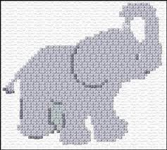Free cross stitch chart : Ann Logan 10 Free Patterns Online Bathig Baby Elephant 1226