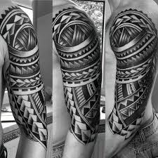 The best shoulder tattoos can be these intense tattoo ideas can be half or full sleeve designs that incorporate the hand, wrist nevertheless, from 3d and tribal designs to geometric shapes, words, names, armor, dragons, wings. 50 Polynesian Half Sleeve Tattoo Designs For Men Tribal Ideas Half Sleeve Tribal Tattoos Tattoo Sleeve Men Half Sleeve Tattoo