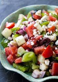 Easy Greek Salad Perfect Summer Recipe Simplyrecipes Com Recipe Greek Salad Recipes Greek Salad Simply Recipes