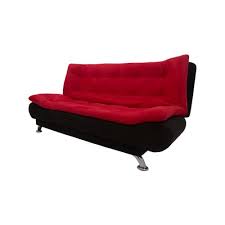 سعر Art Home كنبة بسرير 3 مقاعد قطيفة 190 X 120 سم أحمر أسود فى مصر جوميا مصر كان بكام