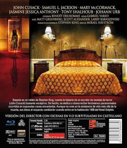Amazon.com: 1408 Director'S Cut [Blu-ray] : John Cusack, Samuel L. Jackson,  Mary McCormack, Jasmine Jessica Anthony, Tony Shalhoub: Movies & TV
