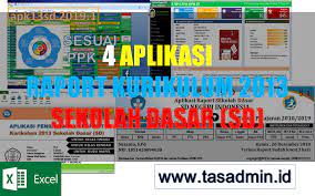 Format raport sd kurikulum 2013 ini adalah lampiran dari panduan penilaian sd kurikulum 2013 edisi revisi 2016 yang sesuai dengan permendikbud nomor 23 tahun 2016. 4 Aplikasi Raport K13 Sd Tahun 2019 Format Excel Tasadmin