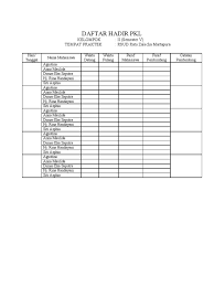 Manual penggunaan aplikasi pengolah data absensi data absensi wajah, petunjuk penggunaan mesin absensi. Format Absen Magang Masnurul