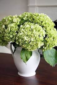 Beautiful Hydrangea Flower Arrangements Table Flower Arrangements Kitchen Table Centerpiece
