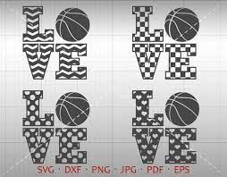 Free Free Love And Basketball Svg