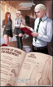 Indulge to Harry Potter hentai comics - futanari magic