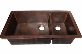 Copper sinks add different beauty to any kitchen it makes the kitchen more magnificent and luxurious. Cocina Master Duo Undermount Kitchen Copper Sink Double Basin 40 X Copper Alchemy