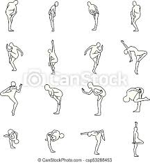 Maybe you would like to learn more about one of these? Yoga Posen Setzen Vektor Diagnostikskizzen Hand Gezeichnet Mit Schwarzen Linien Isoliert Auf Weissem Hintergrund Canstock