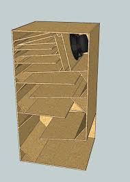 The diy speaker kit comes. Super Long Folded Bass Horn Speaker Box Design Subwoofer Box Design Speaker Design
