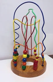 Educo Wood Beads Curvy Wire Maze Table Top Toddler Preschool Homeschool Activity Homeschool Preschool Activities Toddler Preschool Homeschool Toddler Preschool