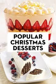 And it wouldn't be christmas without making yule logs, peppermint bark, or fruitcake. Our Most Popular Christmas Desserts Ever Christmas Desserts Christmas Food Desserts Popular Christmas Dessert