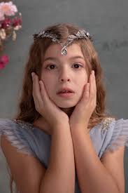 Silver Glamour Bridal Crown: Holy Communion Tiara