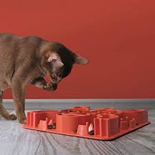 Check out results for cat puzzle bowls Buy Slow Feeder Cat Bowl Interactive Food Treat Puzzle Feeder Slow Feed Maze Activity Toy To Promote Healthy Eating Portion Control Food Grade Material Non Slip