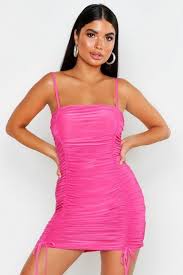 A college student, branded a loser by his roommates and booted from the dorm, falls in love with a coed who has eyes for their condescending professor. Women S Petite Ruched Tie Detail Cami Dress Boohoo Uk