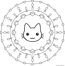 Collection of mandala coloring pages. Mandala Cute Colouring Sheets Novocom Top