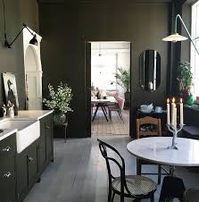 Army Olive Green Kitchen Home Green Interiors Interior