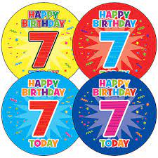 Birthday wishes for ceo sir. Happy Birthday 7 Today Stickers 35 Stickers 37mm