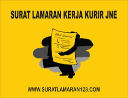 Contoh Surat Lamaran Kerja Kurir Jne Contoh Surat Lamaran Kerja Lowongan kerja kurir terbaru februari 2021 temukan loker yang sesuai dengan lokasi, pendidikan dan minat anda. contoh surat lamaran kerja kurir jne
