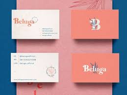 Reflect your vogue and present real meaning to fashion within your business card. Beluga Clothing Business Card Business Card Design Inspiration Business Card Design Business Card Design Creative Business Card Inspiration