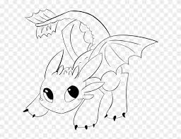 Fans will be thrilled when hiccup discovers toothless isn't the only night fury. Toothless Lineart By Araly Baby Toothless Coloring Pages Clipart 3786618 Pikpng