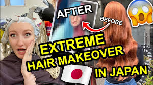 It could be a hair makeover, a massage, a manicure, a pedicure, a tan, skin whitening or even slimming treatments. Extreme Hair Makeover In Japan First Haircut In 14 Years First Time Coloring Youtube