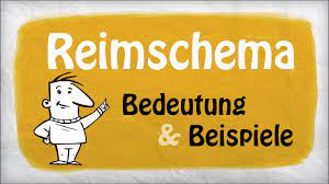 Kreuzreime sind in kindergedichten ebenfalls sehr beliebt. Reimschema Deutsch Beispiele Bedeutung Youtube