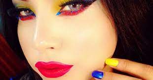 Colombia Makeup Maquillaje Ojos Dorados Maquillaje De Baile Maquillaje De Ojos