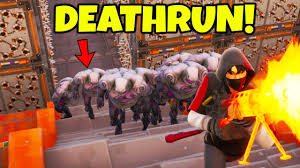 The 75 level death run!! New Zombie Deathrun Fortnite Creative Mode Youtube