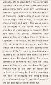 Venus In Capricorn Woman Venus In Capricorn Capricorn Natal Charts