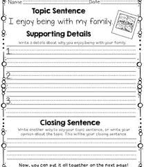 Write A Paragraph Freebie Grades 1 And 2 Paragraph Writing Guided Writing 2nd Grade Writing