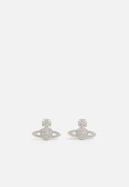 Add to favorites vivienne westwood saturn necklace narutomasks $ 35.00 free shipping add to favorites vivienne westwood heart orb earrings （5colours available pink red,black,white）. Vivienne Westwood Grace Bas Relief Stud Earrings Ohrringe Silver Coloured Silberfarben Zalando De